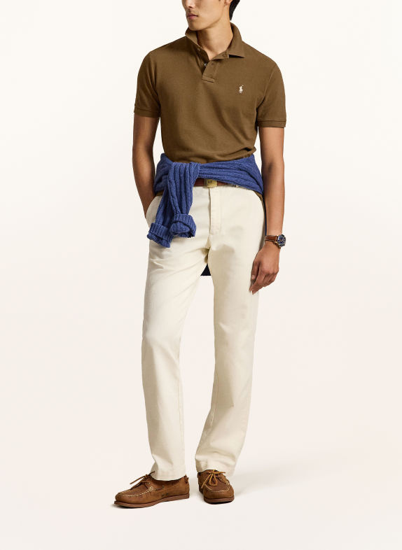 POLO RALPH LAUREN Piqué poloshirt Custom Slim Fit BRUIN