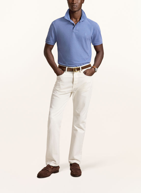 POLO RALPH LAUREN Piqué poloshirt Custom Slim Fit BLAUW