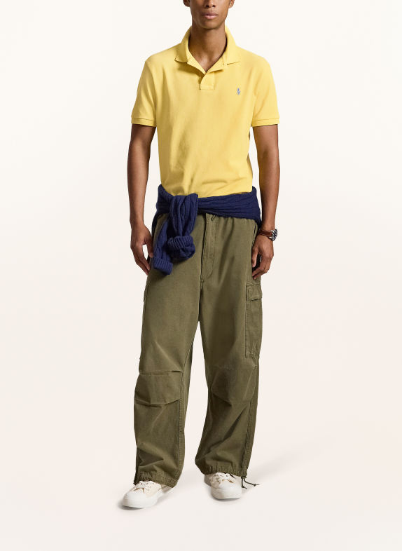 POLO RALPH LAUREN Piqué poloshirt Custom Slim Fit GEEL