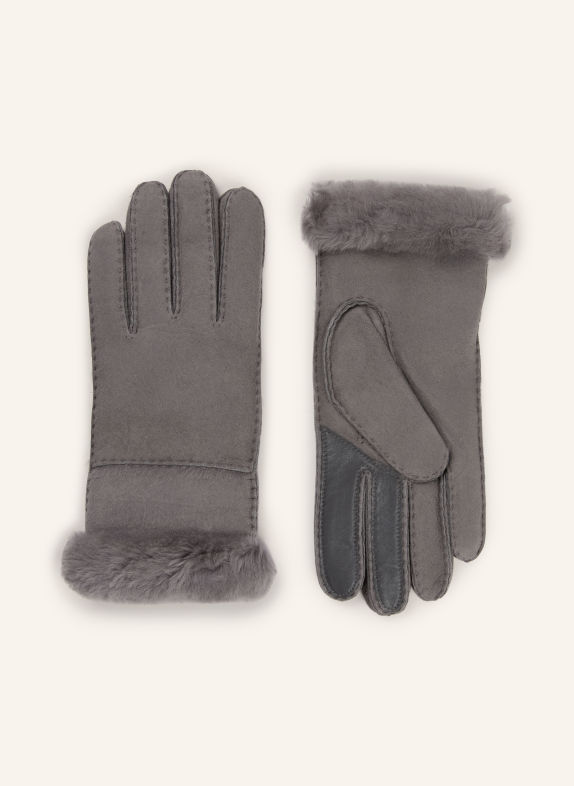 UGG Leather gloves GRAY