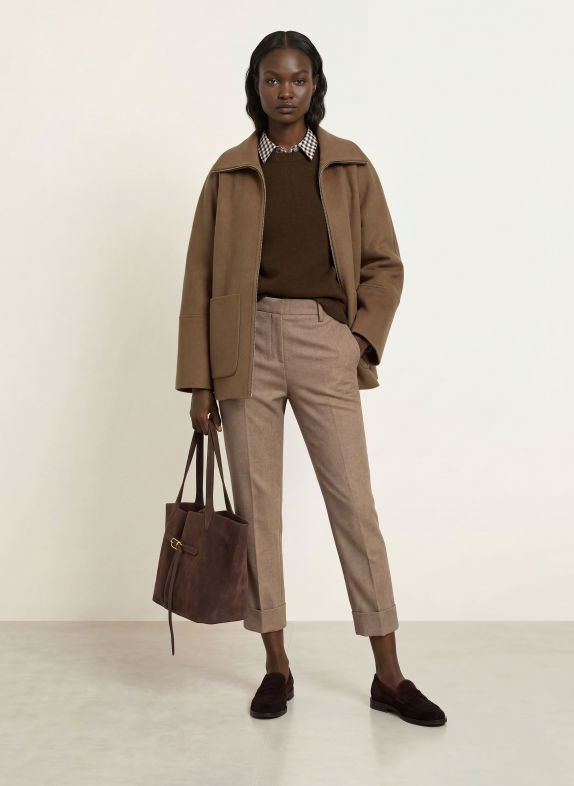 CAMBIO 7/8 pants KRYSTAL CAMEL