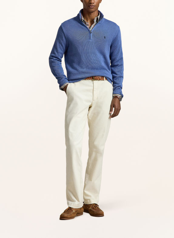 POLO RALPH LAUREN Pulover cu guler înalt ALBASTRU