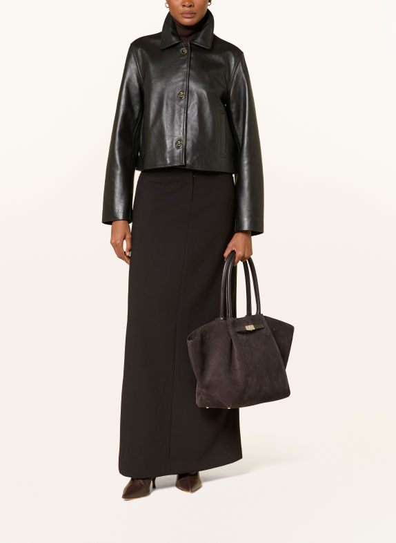 DEMELLIER Shopper THE NEW YORK LARGE DUNKELROT