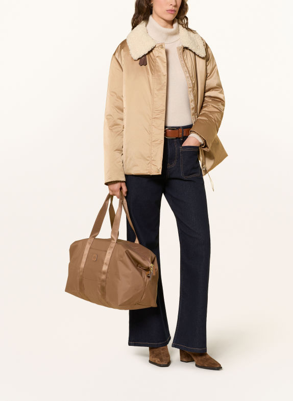 BRIC'S Sac de week-end X-BAG MARRON / OR