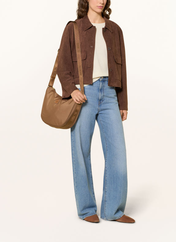 BRIC'S Schoudertas X-BAG BRUIN / GOUD