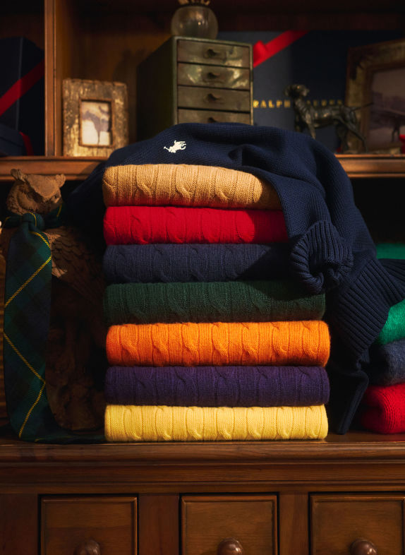 POLO RALPH LAUREN Pullover ROT