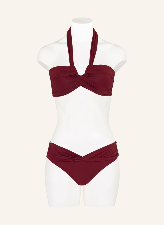 SEAFOLLY Bandeau-Bikini-Top SEAFOLLY COLLECTIVE DUNKELROT