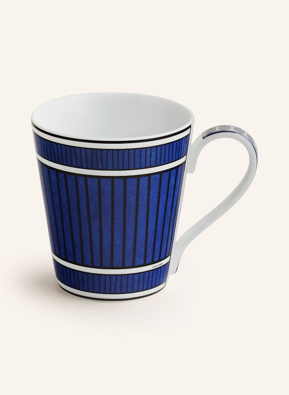 LA TABLE HERMÈS Hrnky s rukojetí BLEUS D'AILLEURS č. 2 MODRÁ / BÍLÁ / ČERNÁ