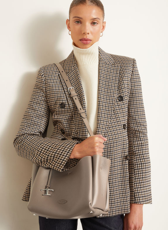TOD'S Handtasche MINI TAUPE
