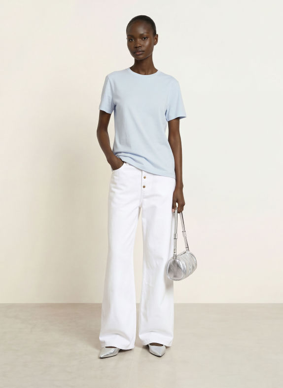 Stefan Brandt T-shirt FRITZI 50 LIGHT BLUE