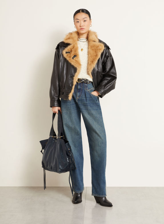 ISABEL MARANT Shopper WARDY SCHWARZ / GOLD