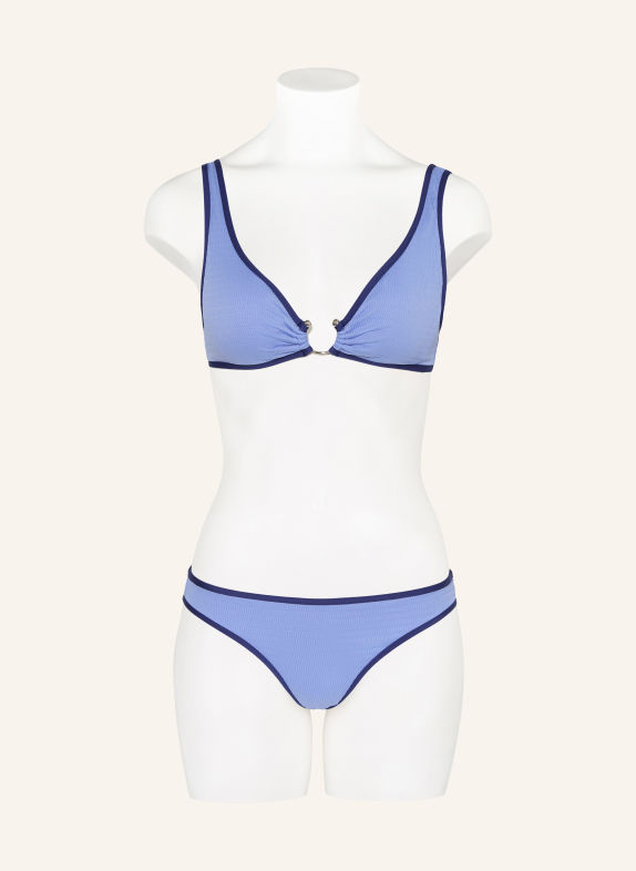 SEAFOLLY Bralette-bikinitop BEACH BOUND LICHTBLAUW / DONKERBLAUW