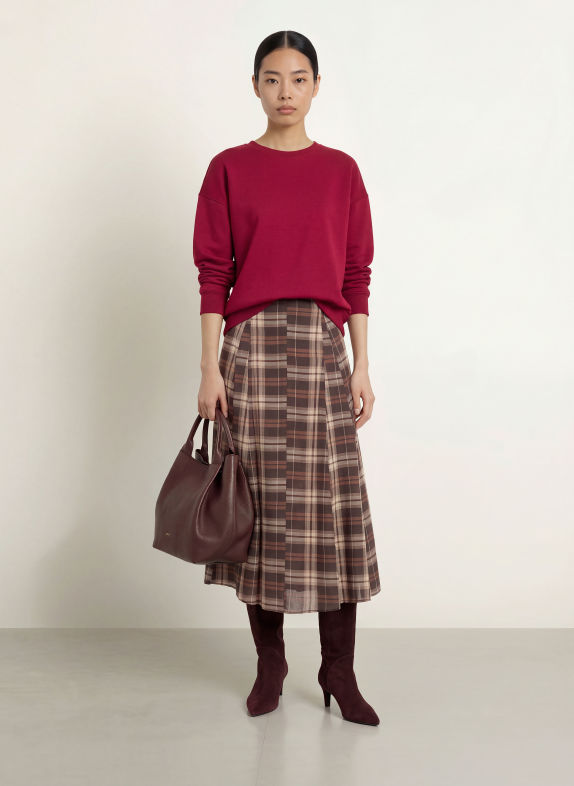 MSCH COPENHAGEN Sweatshirt MSCHIMA DUNKELROT