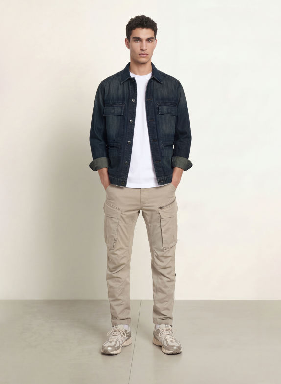 G-Star Cargo pants tapered fit LIGHT GRAY