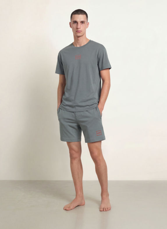 HUGO Soveshorts LAZE GRÅ