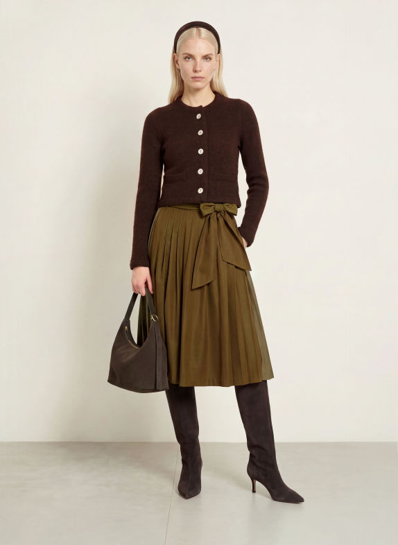 CocoVero Cardigan MORA DARK BROWN