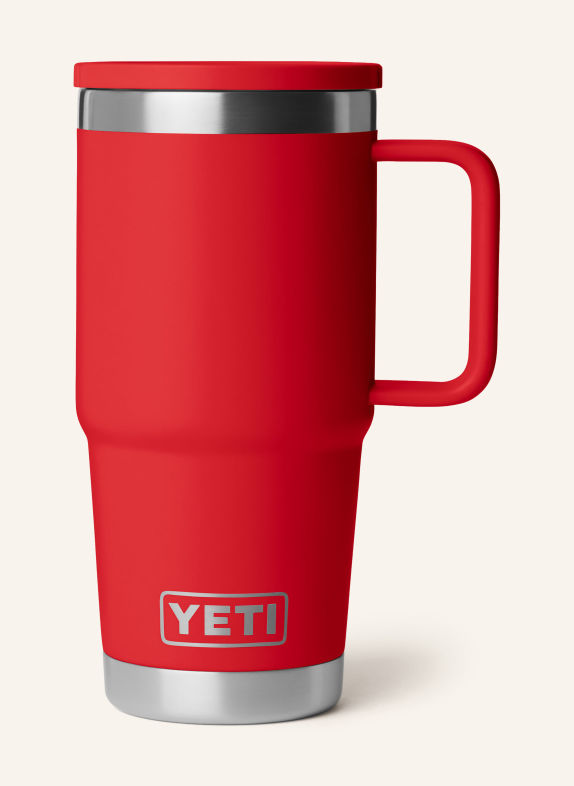 YETI Kubek termiczny RAMBLER® CZERWONY / SREBRNY
