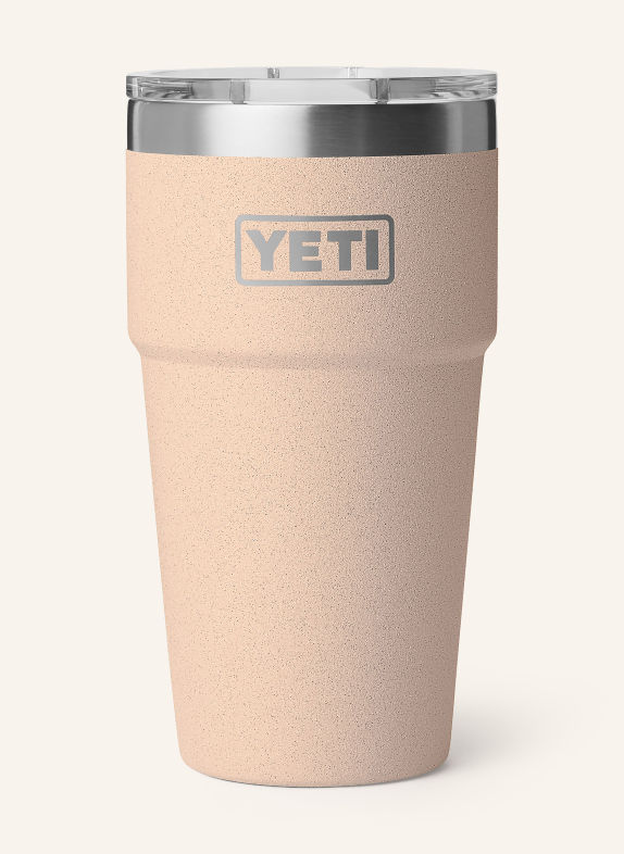 YETI Kubek termiczny RAMBLER® BEŻOWY / SREBRNY