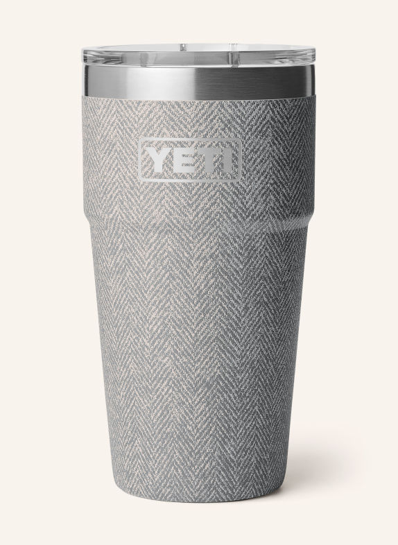 YETI Kubek termiczny RAMBLER® KHAKI / SREBRNY