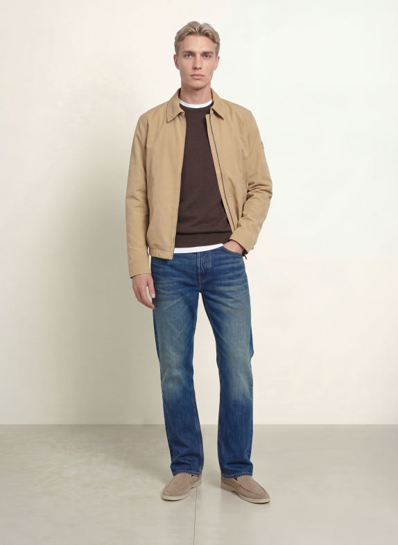 TOMMY HILFIGER Pullover DUNKELBRAUN