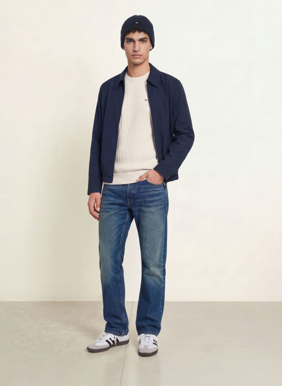 TOMMY HILFIGER Pullover HELLGRAU