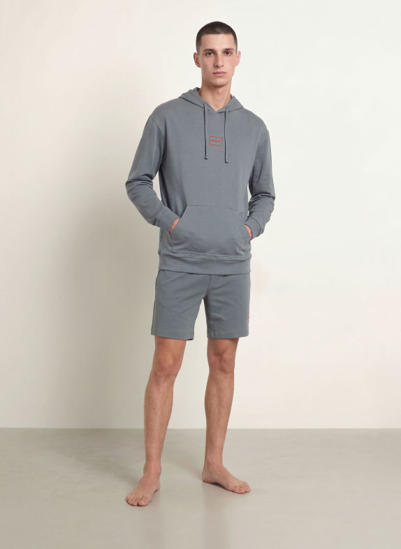 HUGO Pajama shirt LAZE BLUE GRAY