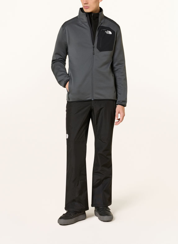 THE NORTH FACE Midlayer-Jacke CREST DUNKELGRAU / SCHWARZ