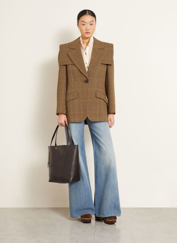 Chloé Shopper SPIN 24X Kohl Brown