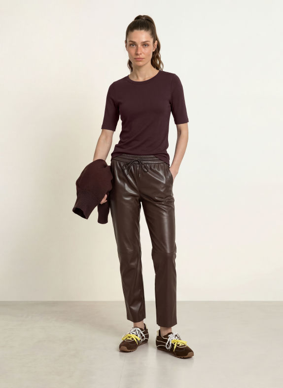 Juvia T-Shirt JETTE DUNKELBRAUN