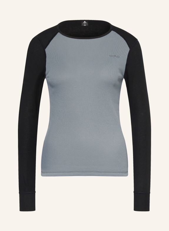 odlo Funktionswäsche-Set ACTIVE WARM SCHWARZ / GRAU