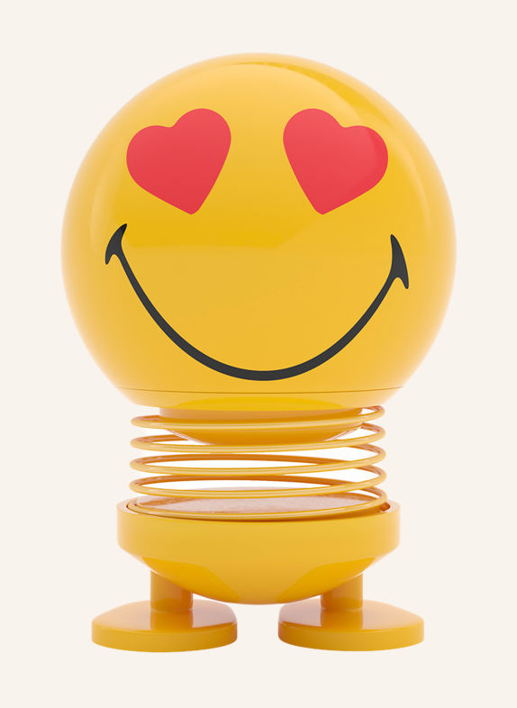 Hoptimist Figurine décorative SMALL SIMLEY LOVE JAUNE / ROUGE / NOIR