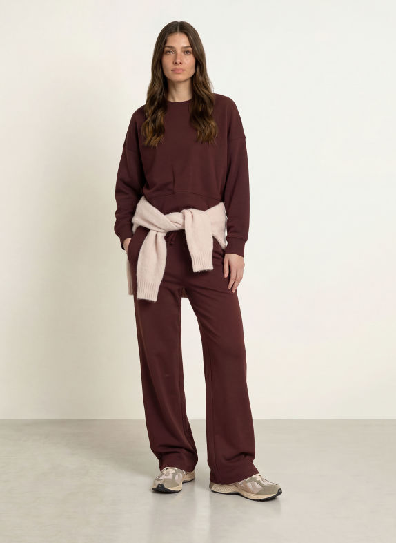 Juvia Sweatpants ELNA DUNKELROT
