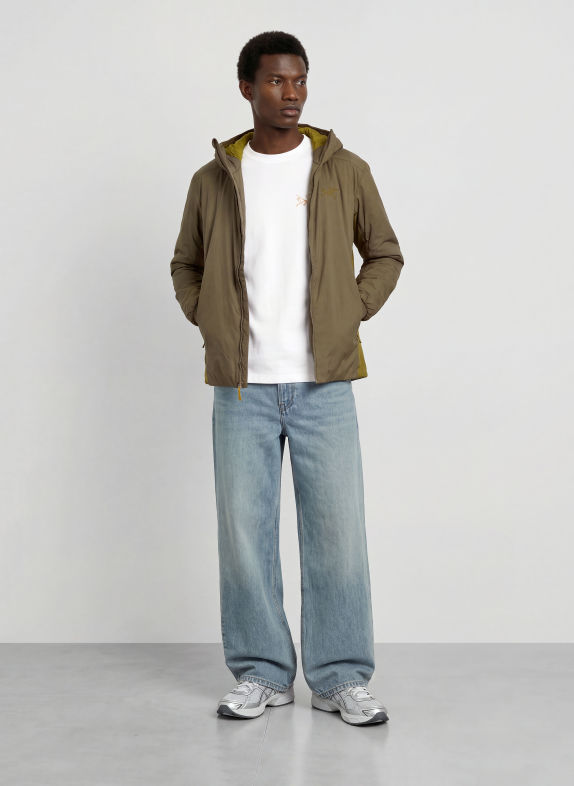ARC'TERYX Funktionsjacke ATOM HOODY KHAKI
