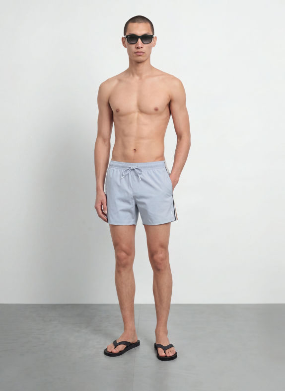 BOSS Swim shorts ICONIC LIGHT BLUE / LIGHT BROWN / BLACK