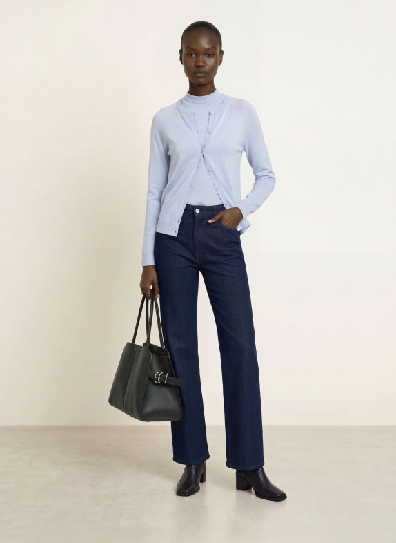 BOSS Cardigan FONAMI LIGHT BLUE
