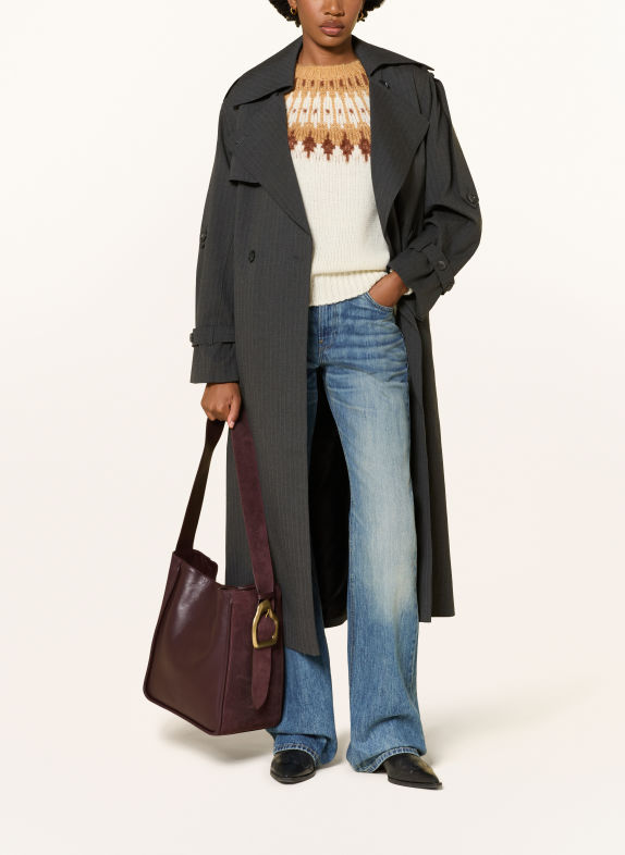 CALA JADE MASAGO shoulder bag DARK RED / GOLD