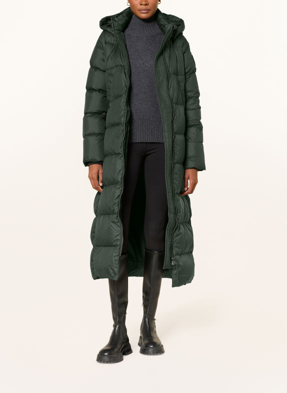 CANADA GOOSE MYSTIQUE down coats with detachable hood DARK GREEN