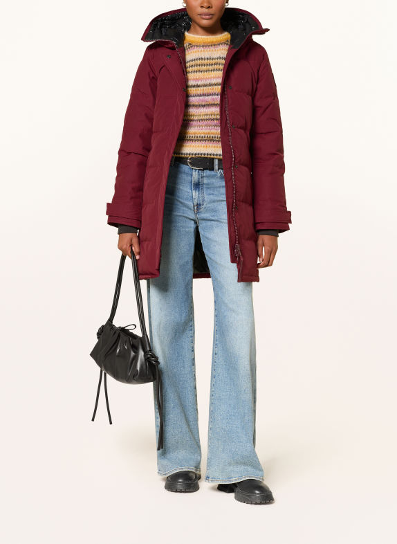 CANADA GOOSE Down coat SHELBURNE DARK RED