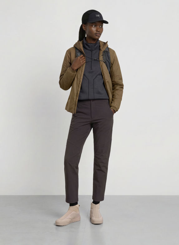 ARC'TERYX Funktionsjacke ATOM HOODY OLIV