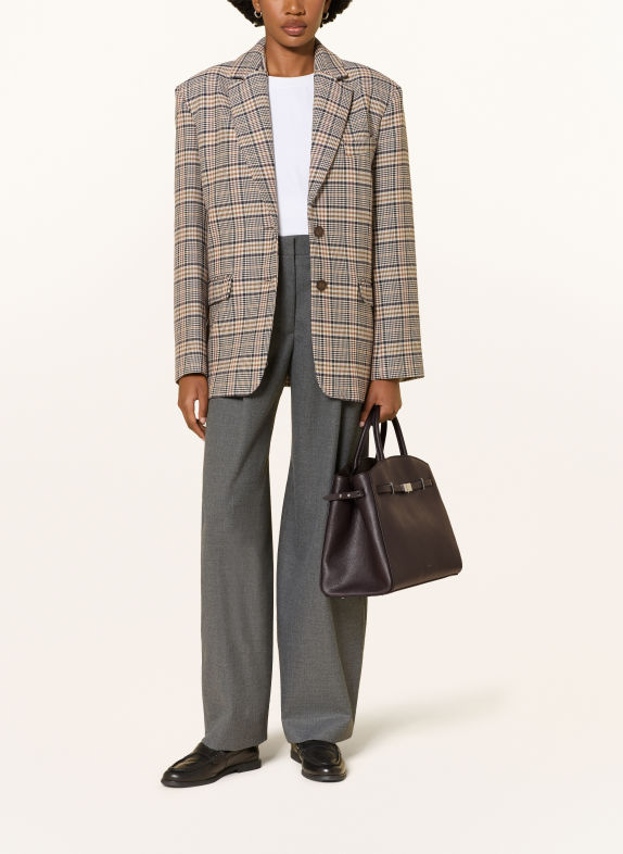 DEMELLIER THE HUDSON handbag DARK BROWN
