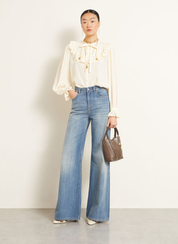 Chloé Umhängetasche SPIN 20U Smoked Brown