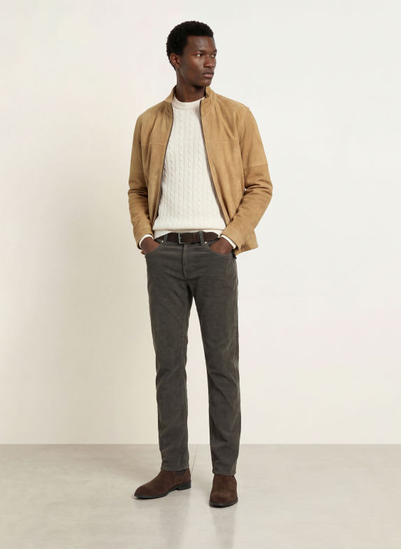 BALDESSARINI Cordbyxor Regular Fit KHAKI