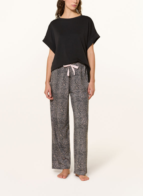 HUGO Slaapbroek CASUAL GRIJS / ROSE CLAIR / ZWART
