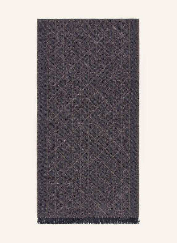 Calvin Klein Schal BLAUGRAU / DUNKELGRAU
