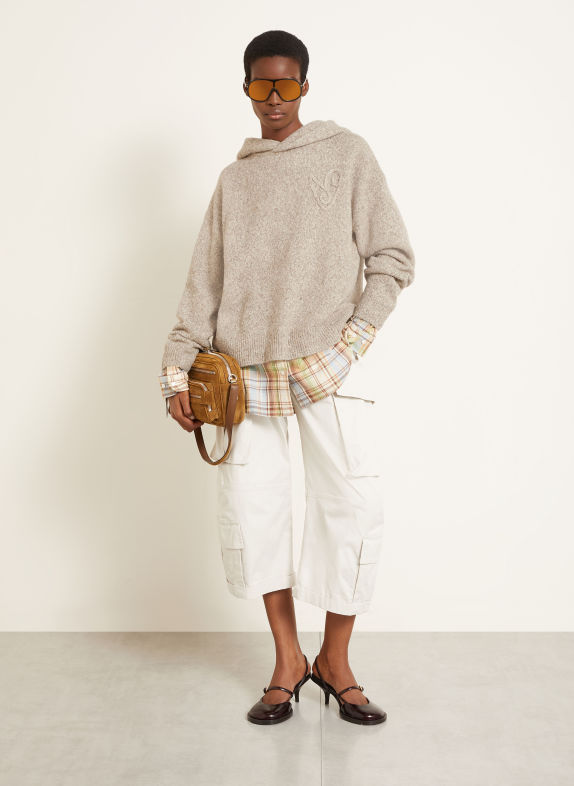Acne Studios Sweater with alpaca LIGHT GRAY