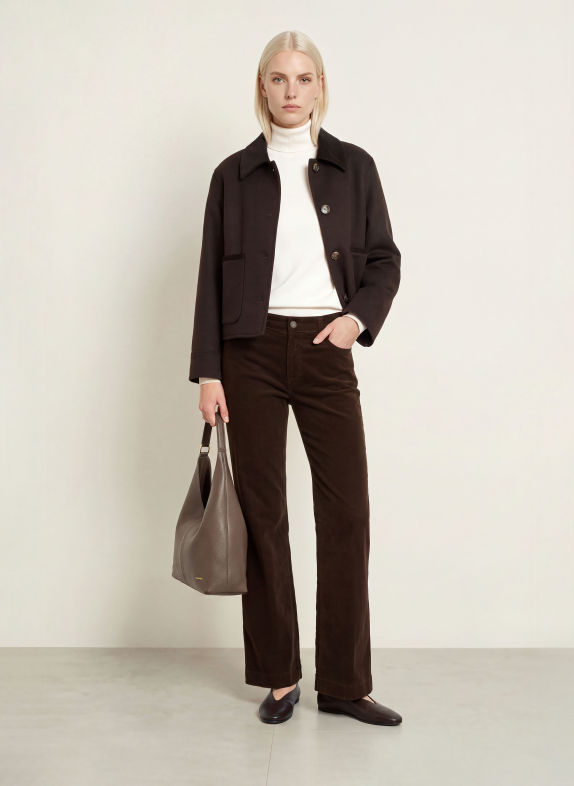 MAC Cordhose WIDE DUNKELBRAUN