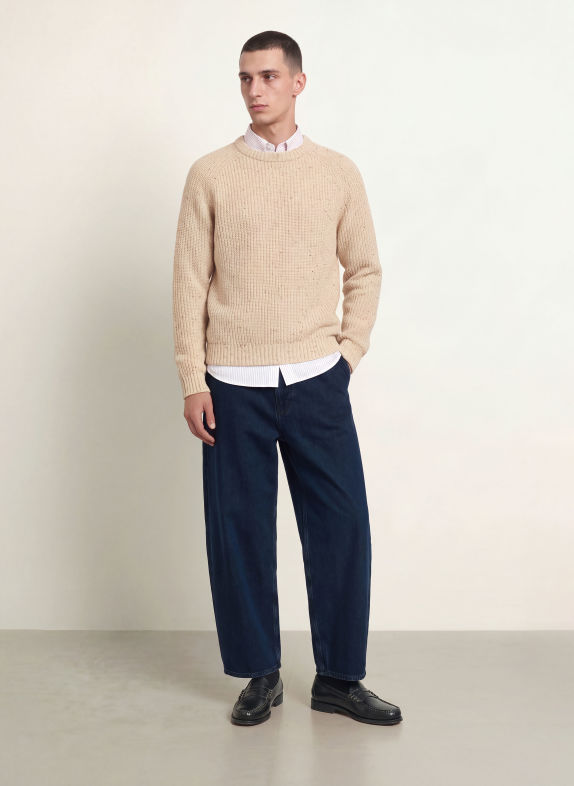 ARMEDANGELS Pull KIAANO BEIGE / JAUNE