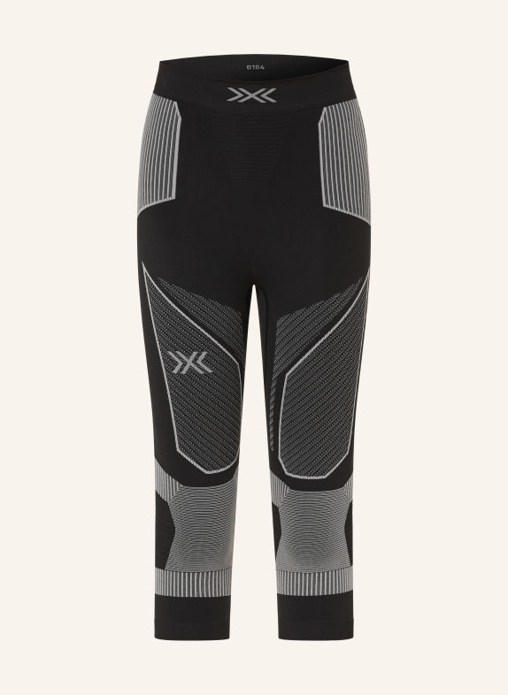 X-BIONIC Funktionswäsche-Hose ENERGY ACCUMULATOR LIGHT mit verkürzter Beinlänge SCHWARZ / GRAU