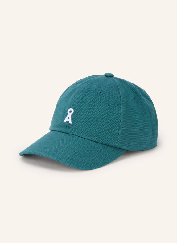 ARMEDANGELS Casquette YENAAS BOLD BLEU PÉTROLE