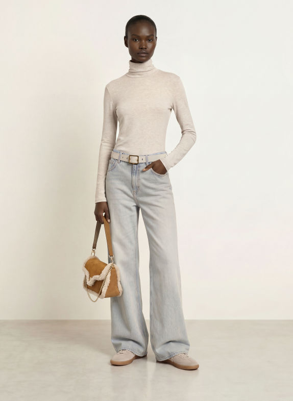 BOSS Longsleeve ELIANA BEIGE